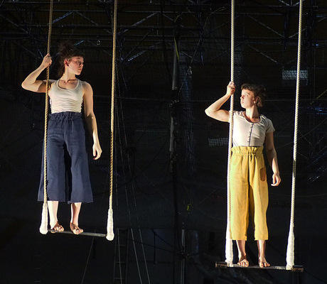 Pierre Rigal et les élèves de l’ENACR