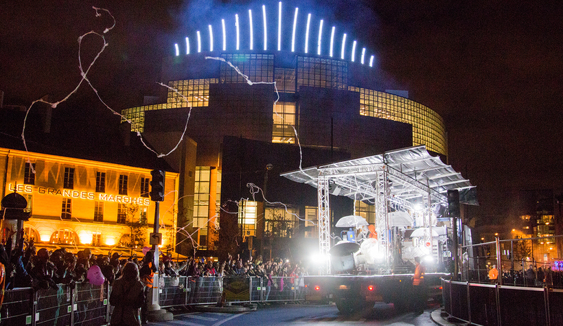 Char du Grand Paris Express Opéra Nuit Blanche 2019