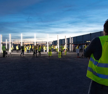 Oeuvres nomades, l’itinérance des œuvres pour dessiner le Grand Paris Express